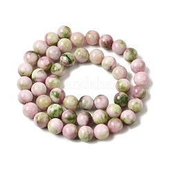 Natural White Jade Beads Strands&nbsp;G-H348-8mm-04