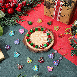 24Pcs 8 Colors Handmade Bumpy Glass Beads&nbsp;LAMP-PA0001-26