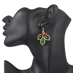 304 Stainless Steel Leaf Dangle Earrings&nbsp;EJEW-MZ00622