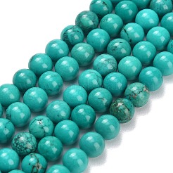 Natural Howlite Beads Strands&nbsp;G-Z149-A01-8mm