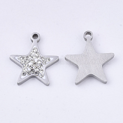 201 Stainless Steel Pendants&nbsp;STAS-N091-12P