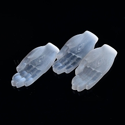 Buddha Hand with Eye Natural Selenite Figurines&nbsp;DJEW-PW0021-25