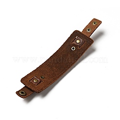 Cowhide Cord Wide Cord Bracelets&nbsp;BJEW-P0001-11A