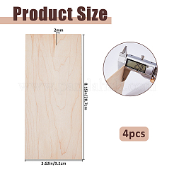 Unfinished Wood Guitar Head&nbsp;DIY-WH0816-081