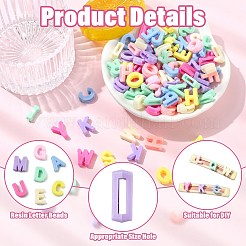 400Pcs Opaque Resin Beads&nbsp;RESI-CJ0005-14