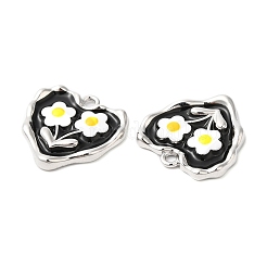 Alloy Enamel Pendants&nbsp;ENAM-D050-12P