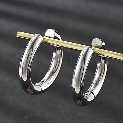 201 Stainless Steel Hoop Earrings&nbsp;EJEW-P304-13A-P