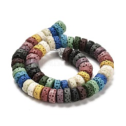 Natural Lava Rock Dyed Beads Strands&nbsp;G-L586-A01-05