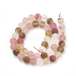 Tigerskin Glass Beads Strands&nbsp;G-T106-260