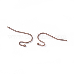 Brass Earring Hooks for Earring Designs&nbsp;KK-M142-01R-RS