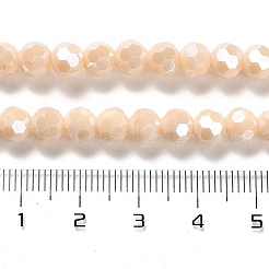 Electroplate Opaque Glass Beads Strands&nbsp;LS-EGLA-A035-P6mm-A05