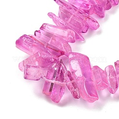 Natural Dyed Quartz Beads Strands&nbsp;G-G791-14P
