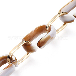 Handmade Acrylic & Aluminium Cable Chains&nbsp;AJEW-JB00560-04