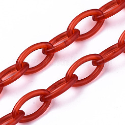 Handmade Transparent ABS Plastic Cable Chains&nbsp;X-KY-S166-001D
