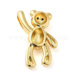 Rack Plating Brass with Cubic Zirconia Pendants&nbsp;KK-Q784-05G