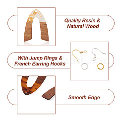 DIY V-shape Dangle Earrings Making Kit&nbsp;DIY-BY0001-42