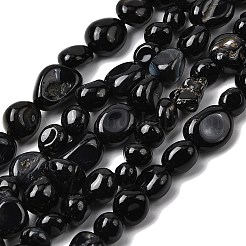 Natural Black Onyx Beads Strands&nbsp;G-P601-A16-02
