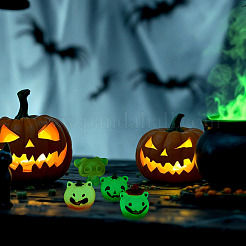 20Pcs 2 Styles Halloween Luminous Resin Display Decoration&nbsp;DJEW-TA0001-34