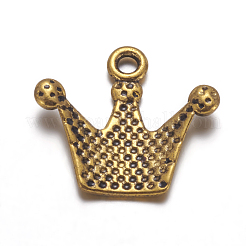 Tibetan Style Pendant Rhinestone Settings&nbsp;TIBEP-A0368YKG-AG-FF