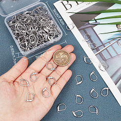 200Pcs 304 Stainless Steel Leverback Earring Findings&nbsp;STAS-BBC0003-75