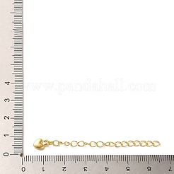 Rack Plating Brass Curb Chain Extender&nbsp;KK-Q807-08G