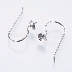 Tarnish Resistant 304 Stainless Steel Earring Hooks&nbsp;STAS-I097-063P