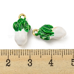 Brass Enamel Pendants&nbsp;KK-P258-17C-G