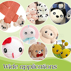 4 Styles Plastic & Resin Safety Craft Eye&nbsp;DIY-PH0036-01
