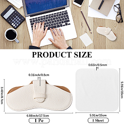 1Pc PU Leather Glasses Case&nbsp;AJEW-CN0004-50C