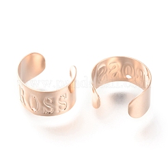 304 Stainless Steel Ear Cuff Findings&nbsp;STAS-H151-10RG