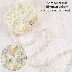 2 Rolls 2 Styles Wool Fiber Cord&nbsp;OCOR-CY0002-50B