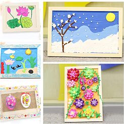 Wood Painting Canvas Panels&nbsp;WOOD-WH0109-07