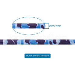 4 Colors Flat Polyester Elastic Cord&nbsp;EC-TA0001-03A