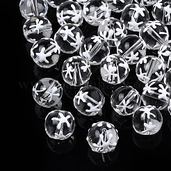 Transparent Glass Beads&nbsp;GLAA-TAC0010-05