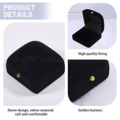 Flocking Earring Storage Boxes&nbsp;CON-WH0086-189