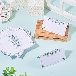 80Pcs Rectangle Paper Table Place Cards&nbsp;AJEW-TA0003-64B
