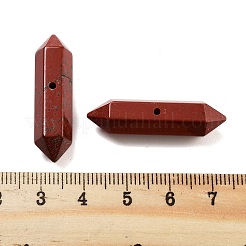 Natural Red Jasper Double Terminal Pointed Beads&nbsp;G-A231-01B