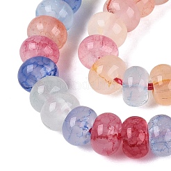 Imitation Jade Crackle Glass Beads Strands&nbsp;GLAA-Q108-05A-A01