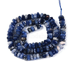 Natural Sodalite Beads Strands&nbsp;G-N357-14A-03