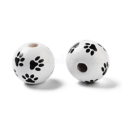 Dog Theme Wood Beads&nbsp;WOOD-M011-05A-01