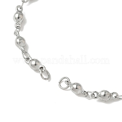 304 Stainless Steel Bar Link Chains Bracelet Making&nbsp;AJEW-JB01350-02