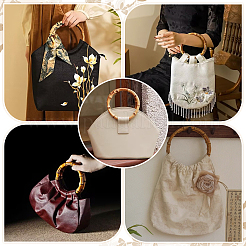 6Pcs Bamboo Bag Handles&nbsp;FIND-PH0028-41