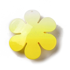 Acrylic Big Pendants with Glitter Powder&nbsp;LS-MACR-M023-03A