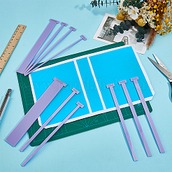 10Pcs 10 Styles Acrylic Bookbinding Rulers&nbsp;DIY-BC0016-53B