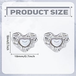 1 Pair Alloy Plastic Imitation Pearl Stud Earrings&nbsp;EJEW-LP0003-75P