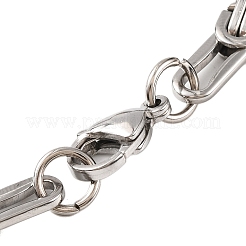 201 Stainless Steel Byzantine Chain Bracelets&nbsp;BJEW-B078-110GP