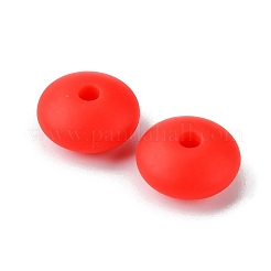 Rondelle Food Grade Eco-Friendly Silicone Focal Beads&nbsp;SIL-F003-07F
