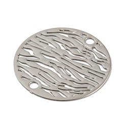 Rack Plating Brass Hollow Out Connector Charms&nbsp;KKC-D001-14P