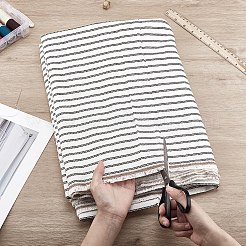 Stripe Polyester Fabric&nbsp;DIY-WH0816-131A