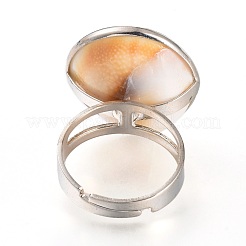 Adjustable Brass Cuff Rings&nbsp;RJEW-I067-02P